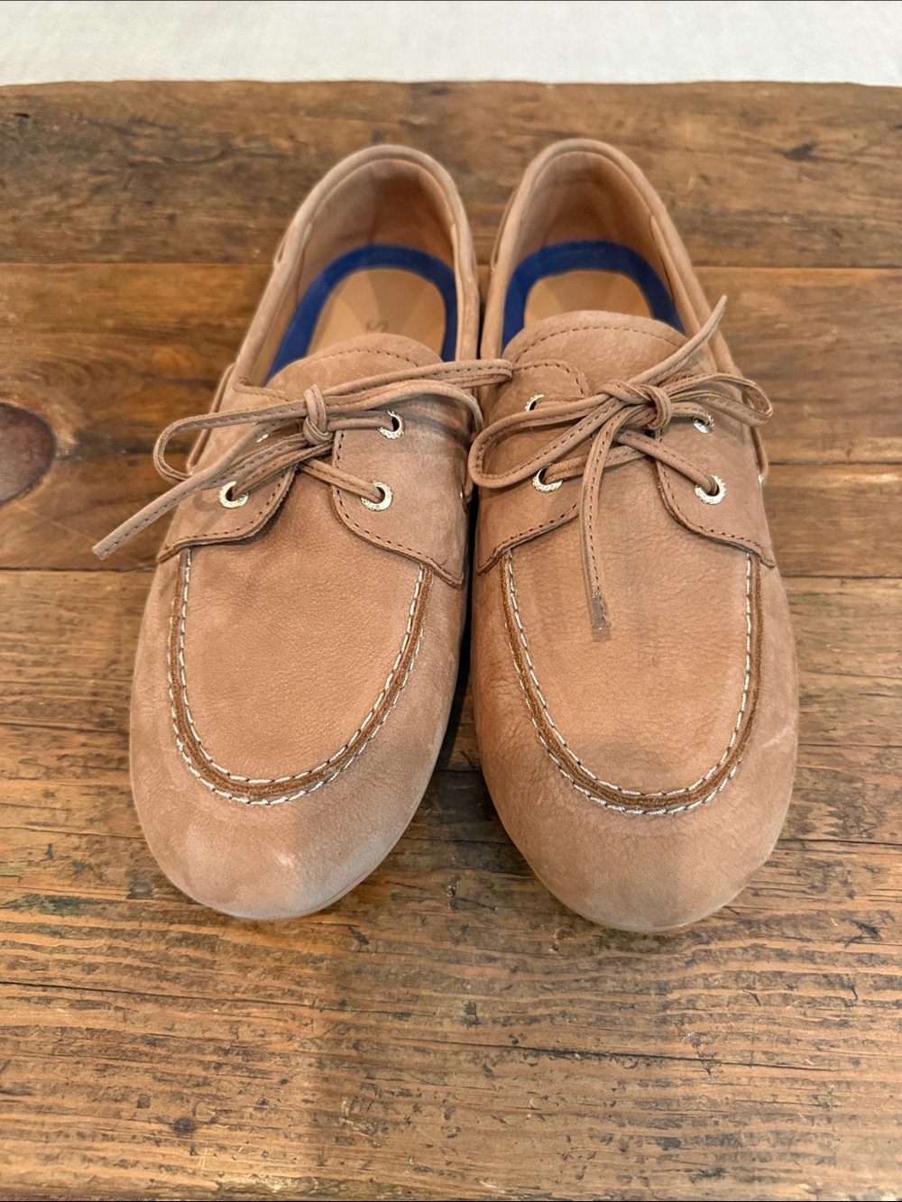 Sperry Tan Suede Slim Boat Shoe Size 11 NEW